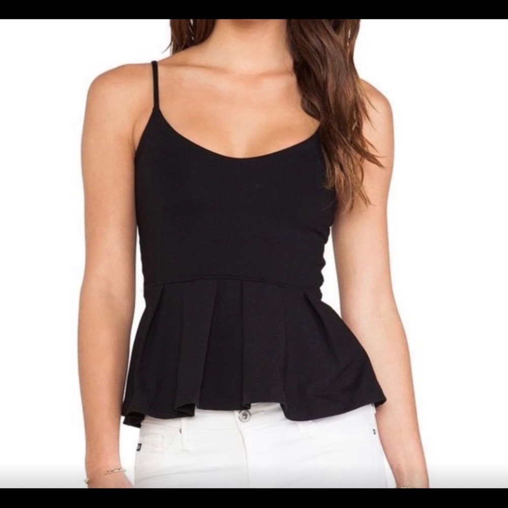 NWT SUSANA MONACO peplum tank